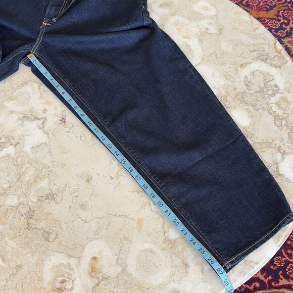 NWT American Eagle Stretch Barrel Jeans in True Rinse Size 14 - Picture 12 of 14